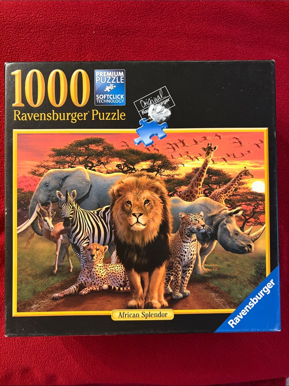 Ravensburger African Splendor 1000 piece Jigsaw Puzzle no. 82214